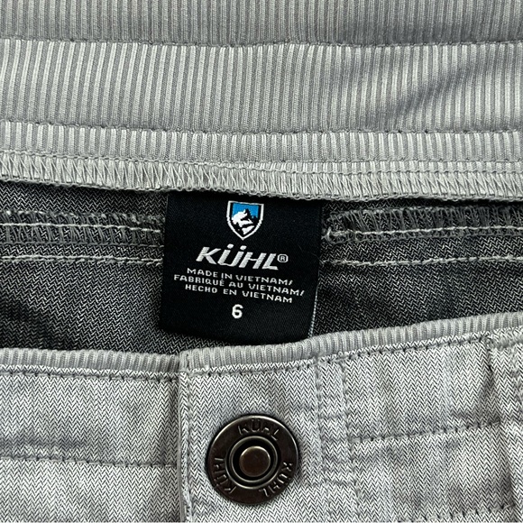 KUHL Pants Women's Birch Cabo Kapri Rib Knit Front Pockets Style 6407 Sz:6 - Picture 9 of 16